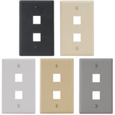 ICC IC107F02 2-Port 1-Gang Faceplate